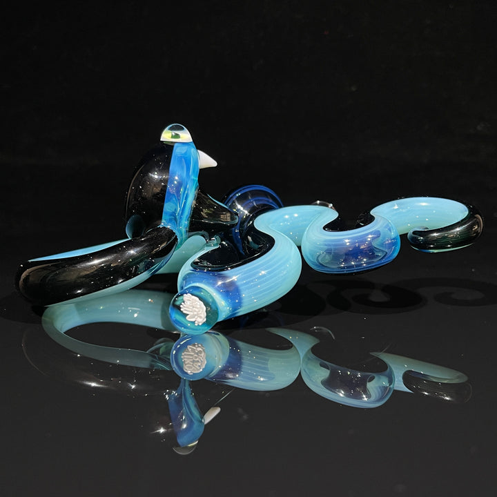 Niko Cray Snake Dry Sherlock Pipe Glass Pipe Niko Cray