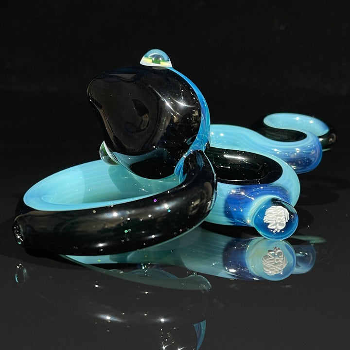 Niko Cray Snake Dry Sherlock Pipe Glass Pipe Niko Cray