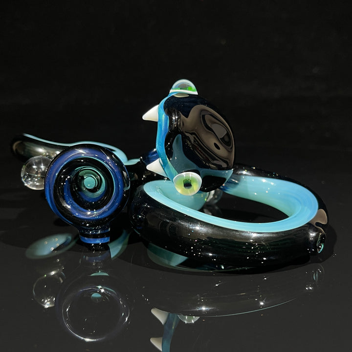 Niko Cray Snake Dry Sherlock Pipe Glass Pipe Niko Cray