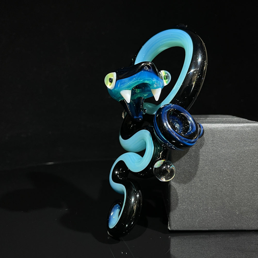 Niko Cray Snake Dry Sherlock Pipe Glass Pipe Niko Cray