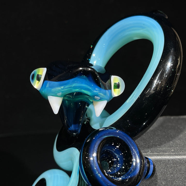 Niko Cray Snake Dry Sherlock Pipe Glass Pipe Niko Cray