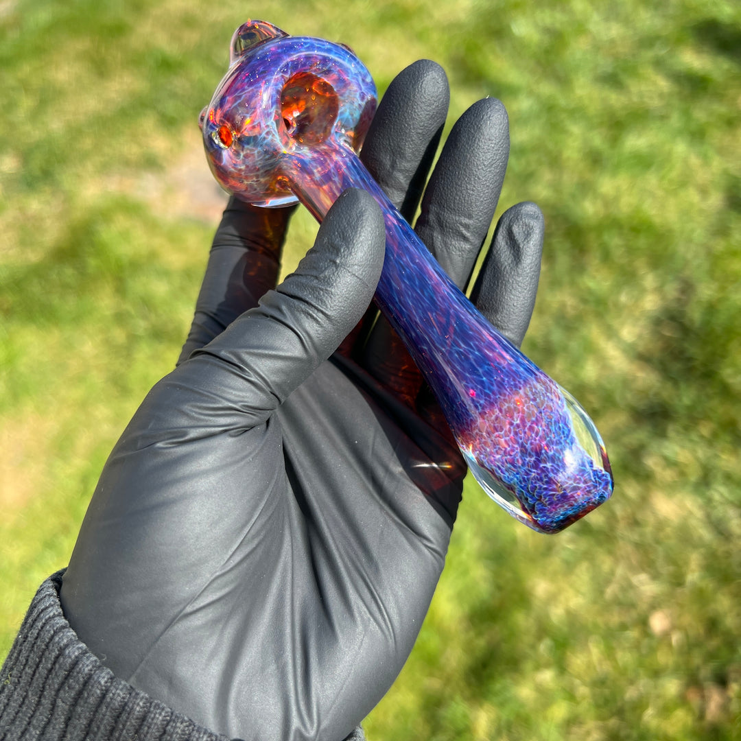 Purple Magic Marble Pipe Glass Pipe Beezy Glass   