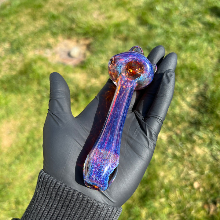 Purple Magic Marble Pipe Glass Pipe Beezy Glass   