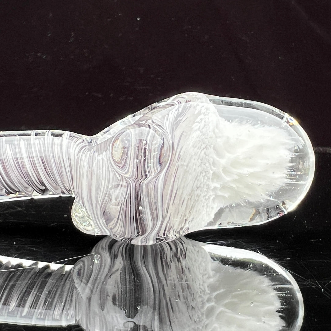 Greyscale Alien Brain Honeycomb 1 Glass Pipe Plug a Nug   