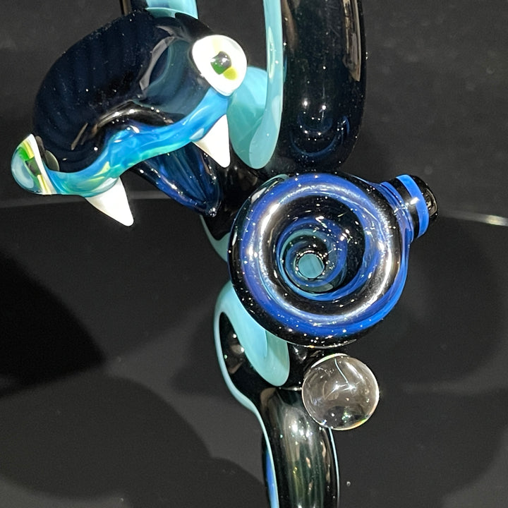 Niko Cray Snake Dry Sherlock Pipe Glass Pipe Niko Cray