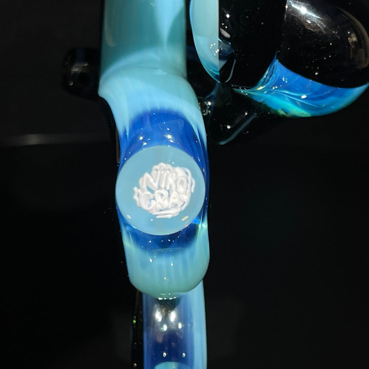 Niko Cray Snake Dry Sherlock Pipe Glass Pipe Niko Cray