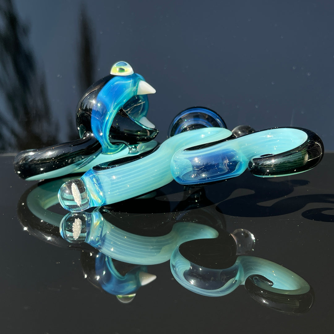 Niko Cray Snake Dry Sherlock Pipe Glass Pipe Niko Cray
