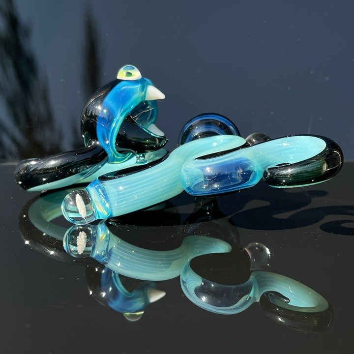 Niko Cray Snake Dry Sherlock Pipe Glass Pipe Niko Cray