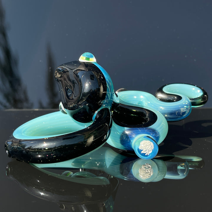Niko Cray Snake Dry Sherlock Pipe Glass Pipe Niko Cray