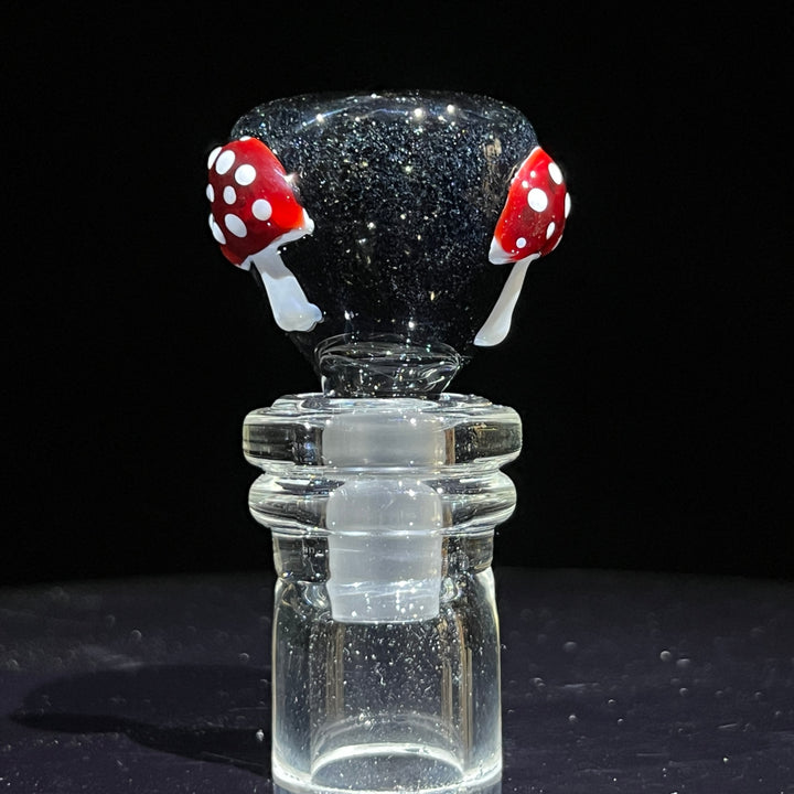 14 mm Mushroom PullSlide Accessory Beezy Glass   