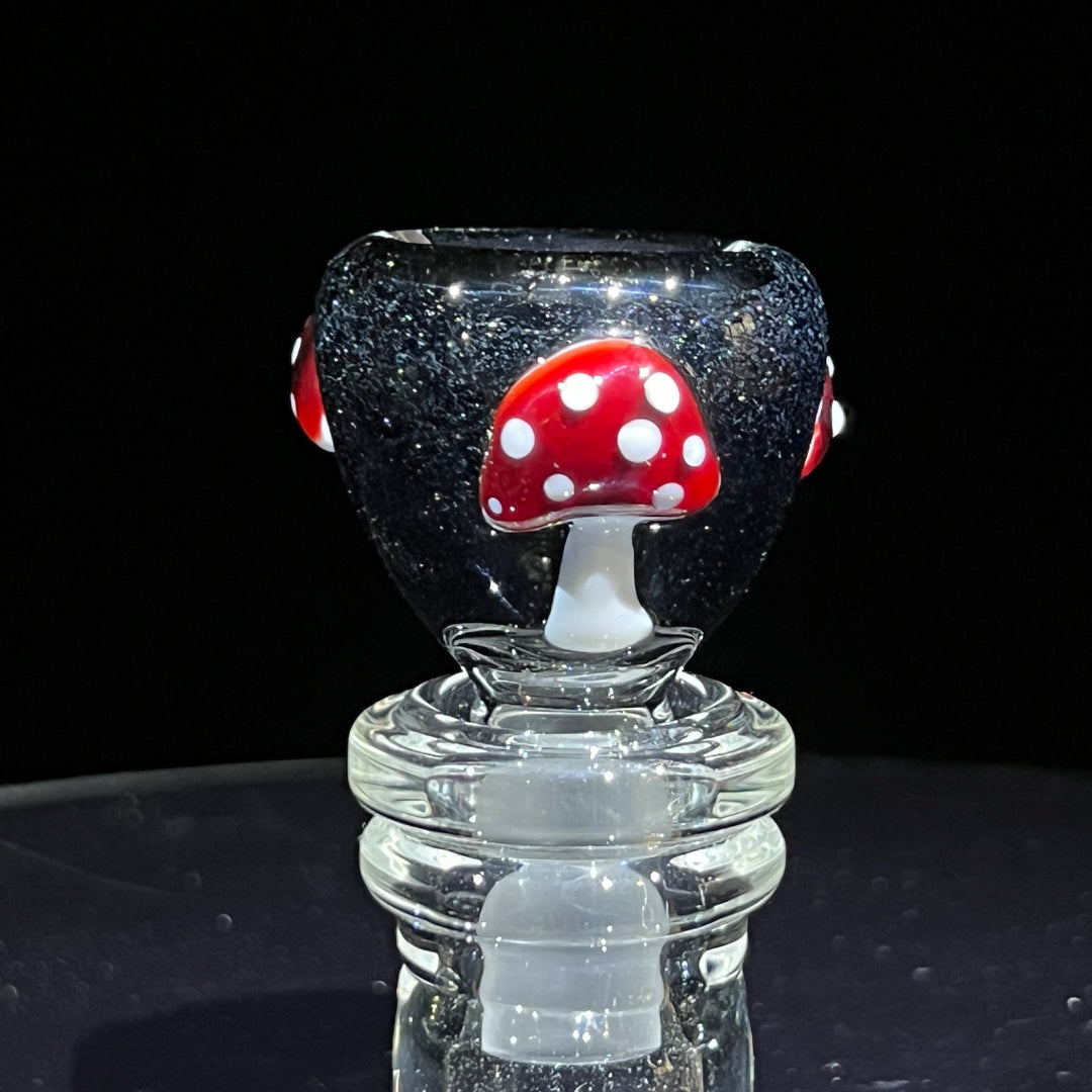 14 mm Mushroom PullSlide Accessory Beezy Glass   