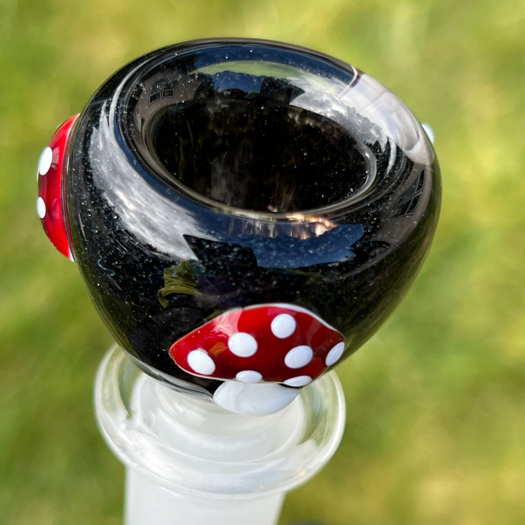 14 mm Mushroom PullSlide Accessory Beezy Glass   