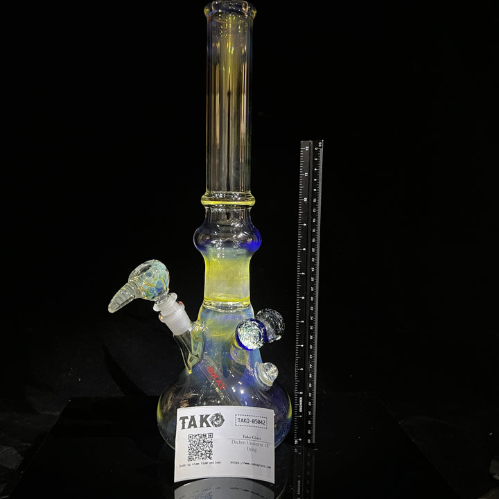 Dichro Universe 18" Bong Glass Pipe Tako Glass   