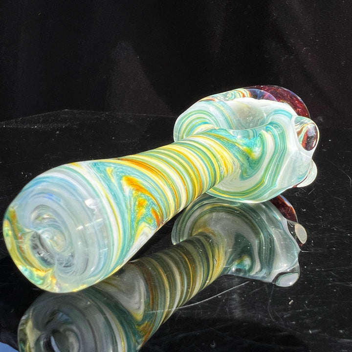 Jupiter Alien Brain Honeycomb Glass Pipe Plug a Nug   