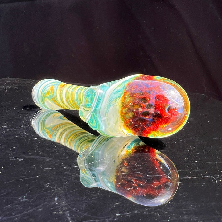 Jupiter Alien Brain Honeycomb Glass Pipe Plug a Nug   