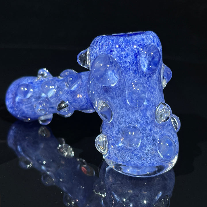 5" Gold Fumed Mini Bong + Sky Blue Marble Hammer Combo Glass Pipe Mary Jane's Glass
