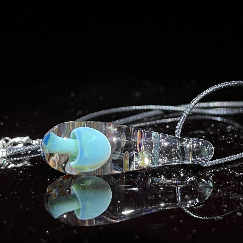 Fancy Mushroom Drop Pendant Glass Pipe Beezy Glass   