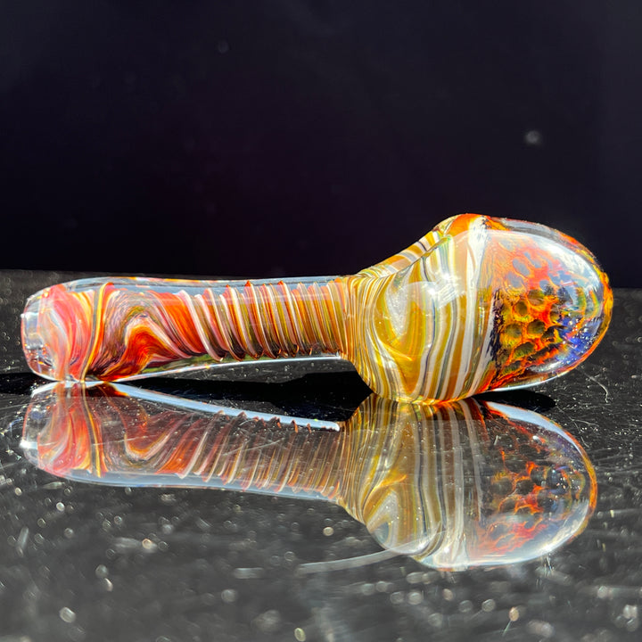 Tiger Eye Alien Brain Honeycomb Glass Pipe Plug a Nug   