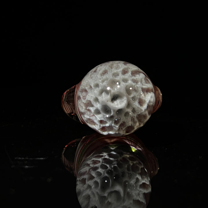 Mercury Alien Brain Honeycomb Glass Pipe Plug a Nug   