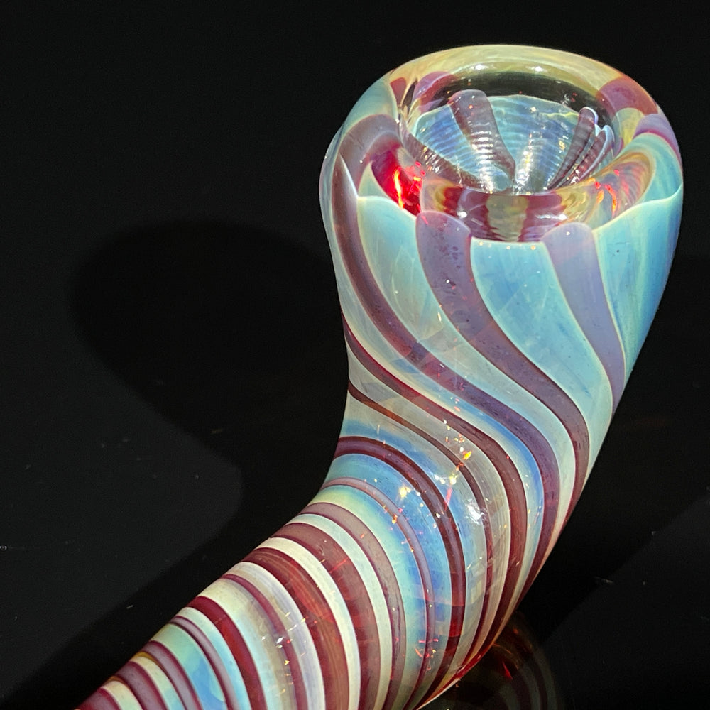 Candy Spiral Fume Gandalf Glass Pipe TG