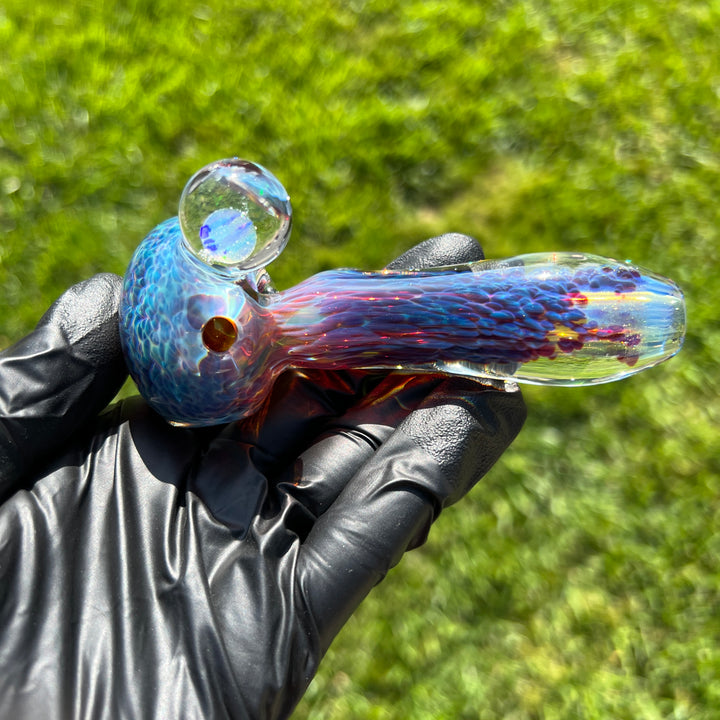 Purple Nebula Opal Pipe Glass Pipe Tako Glass   