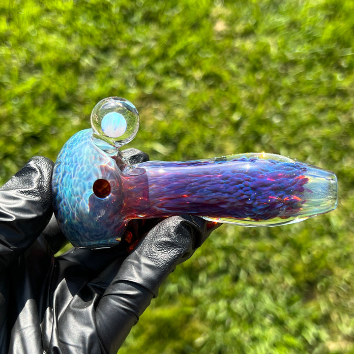 Purple Nebula Opal pipe Glass Pipe Tako Glass   