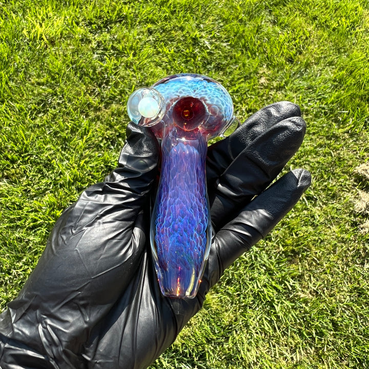 Purple Nebula Opal pipe Glass Pipe Tako Glass   