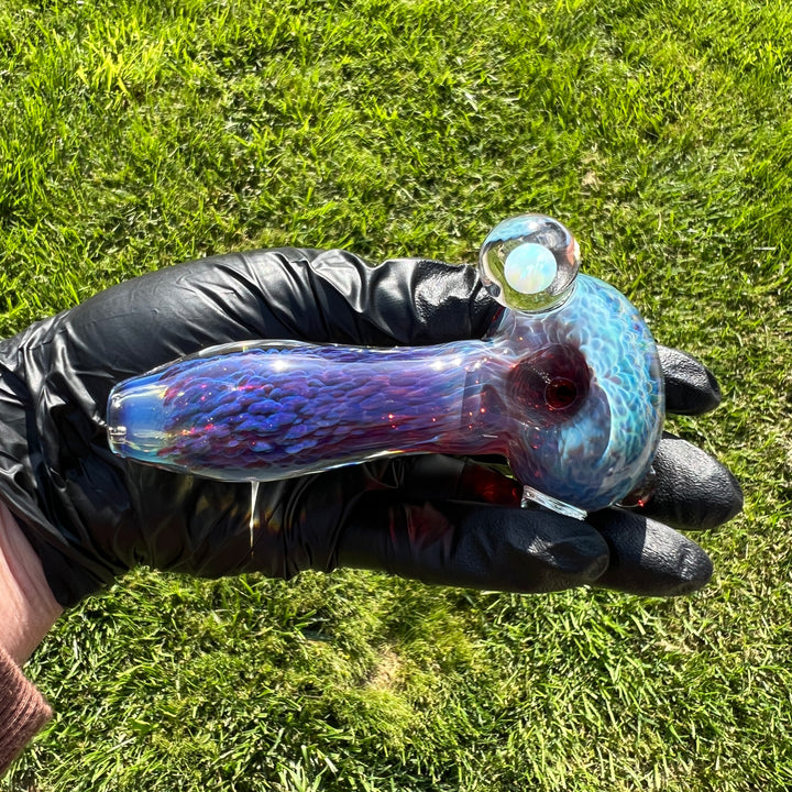 Purple Nebula Opal pipe Glass Pipe Tako Glass   