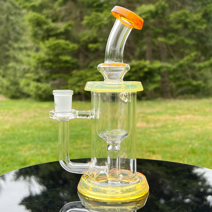 14MM Color Accent Incycler Glass Pipe Leisure Glass   