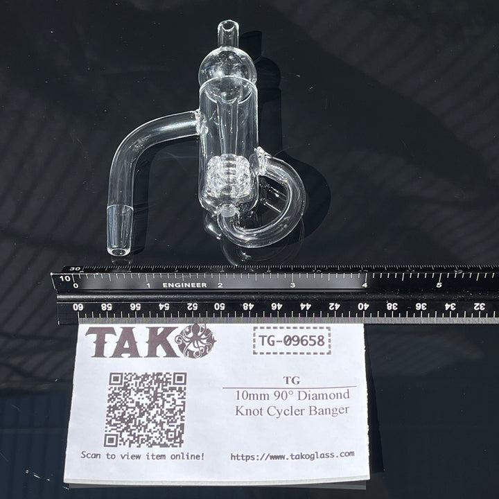 10mm 90° Diamond Knot Cycler Banger Accessory TG