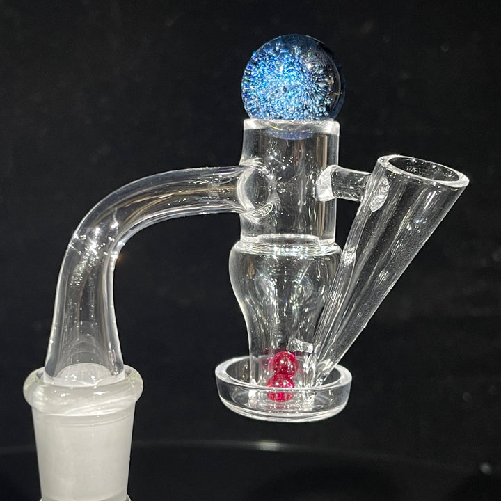 14mm 90° Terp Slide Banger with Dichro Marble Set Accessory TG