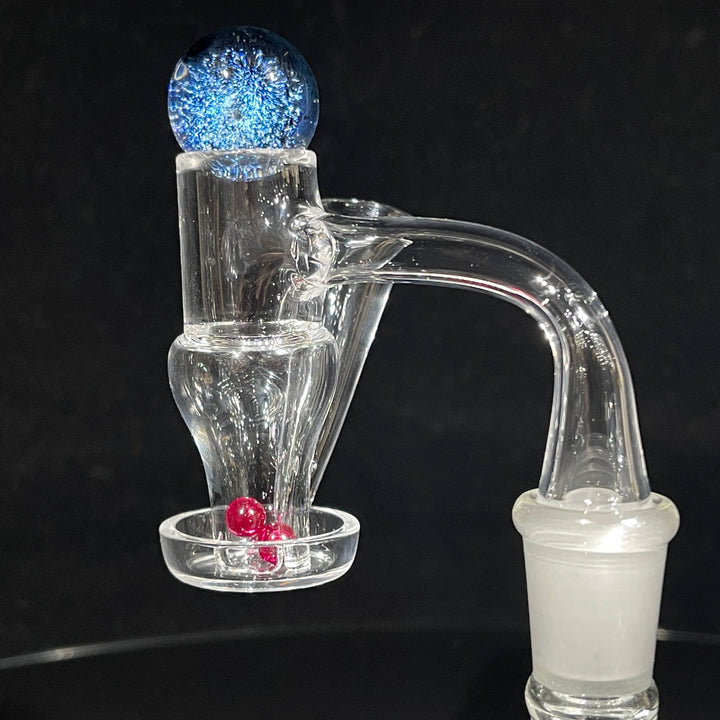 14mm 90° Terp Slide Banger with Dichro Marble Set Accessory TG