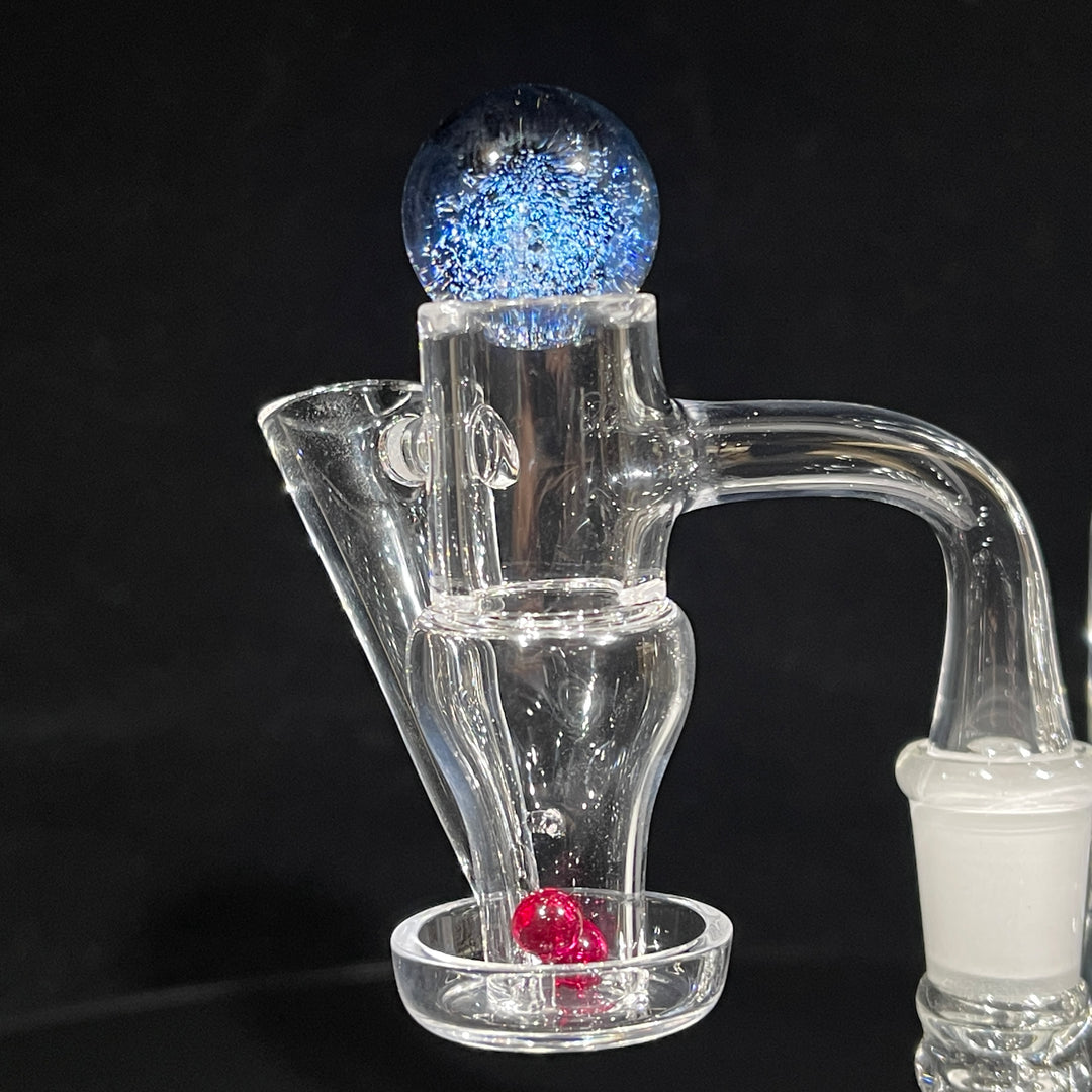 14mm 90° Terp Slide Banger with Dichro Marble Set Accessory TG