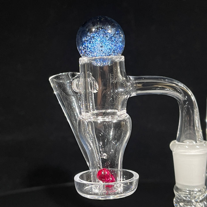 14mm 90° Terp Slide Banger with Dichro Marble Set Accessory TG