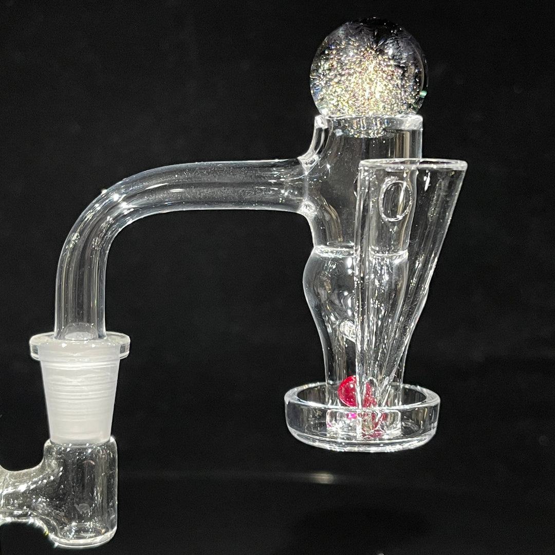 10mm 90° Terp Slide Banger with Dichro Marble Set Accessory TG