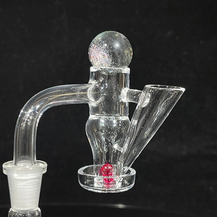 10mm 90° Terp Slide Banger with Dichro Marble Set Accessory TG