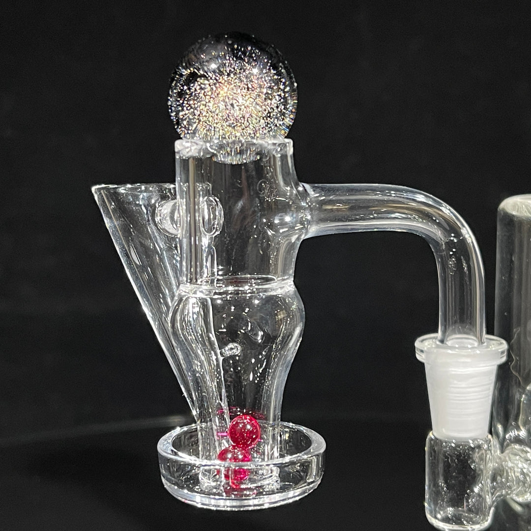10mm 90° Terp Slide Banger with Dichro Marble Set Accessory TG