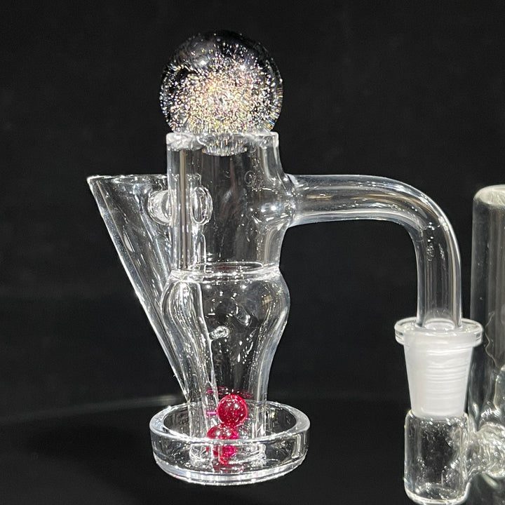 10mm 90° Terp Slide Banger with Dichro Marble Set Accessory TG