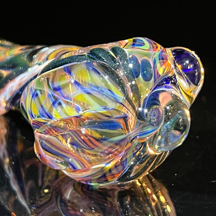 Molten Twisted Chaos Spoon Glass Pipe Molten Imagination   