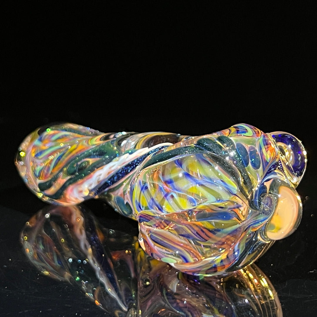 Molten Twisted Chaos Spoon Glass Pipe Molten Imagination   