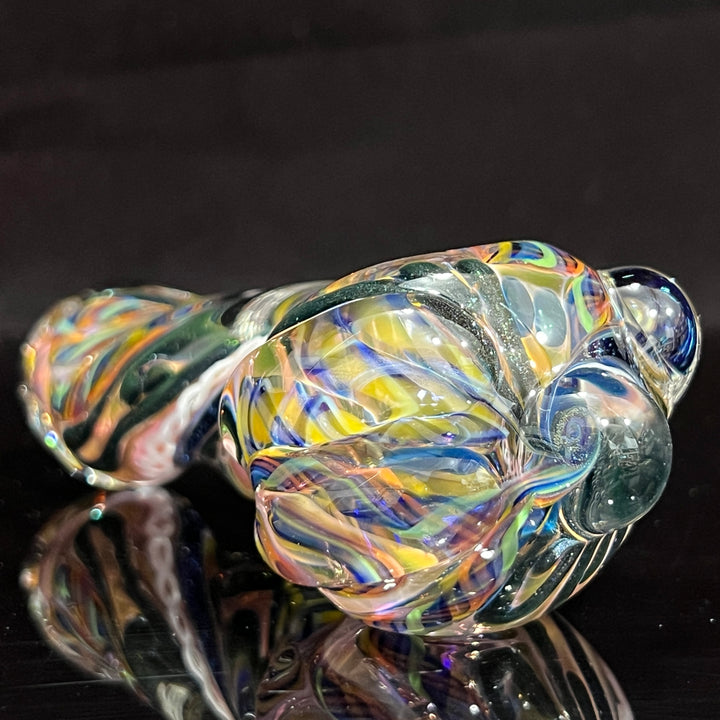 Molten Twisted Chaos Spoon Glass Pipe Molten Imagination   