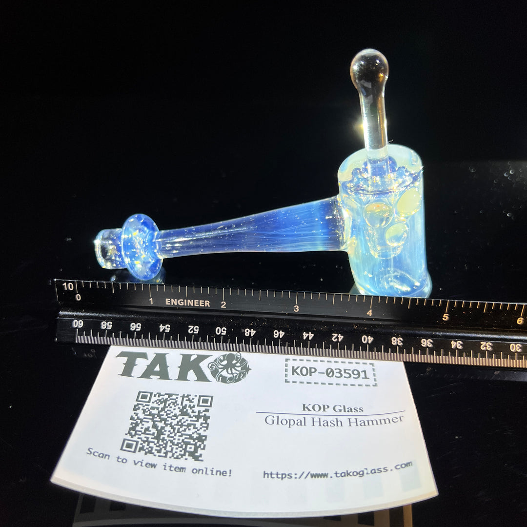 Glopal Hash Hammer Glass Pipe KOP Glass   