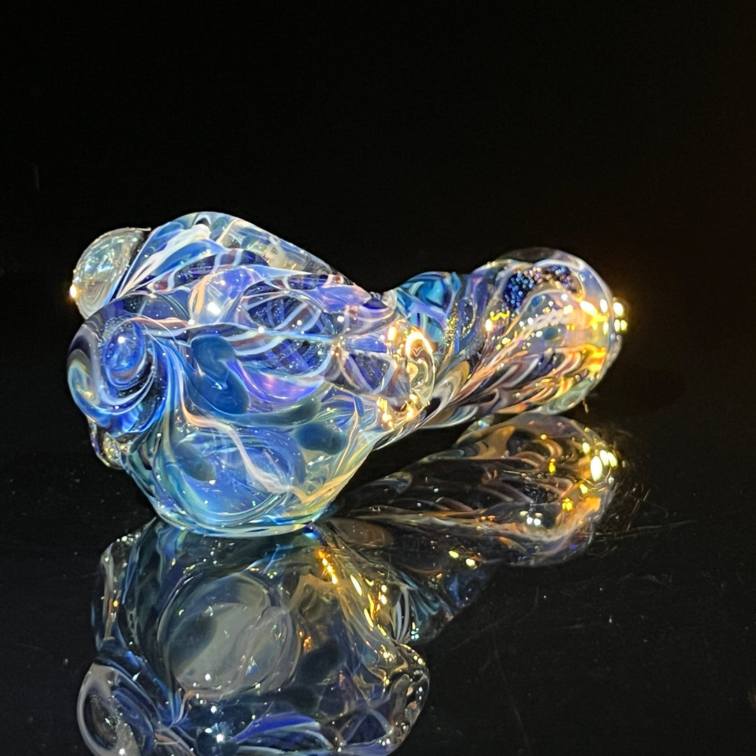 Molten Twisted Chaos Spoon Glass Pipe Molten Imagination   