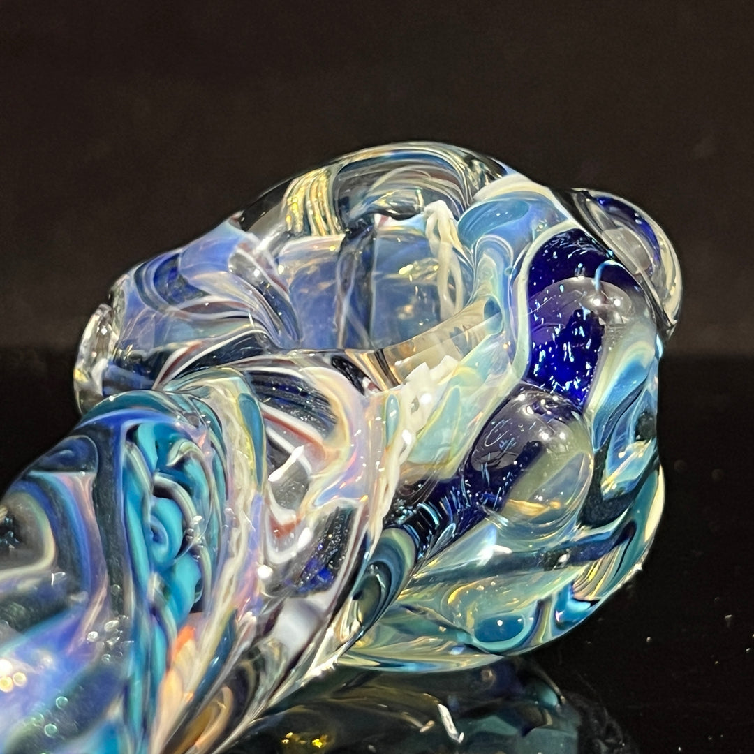 Molten Twisted Chaos Spoon Glass Pipe Molten Imagination   