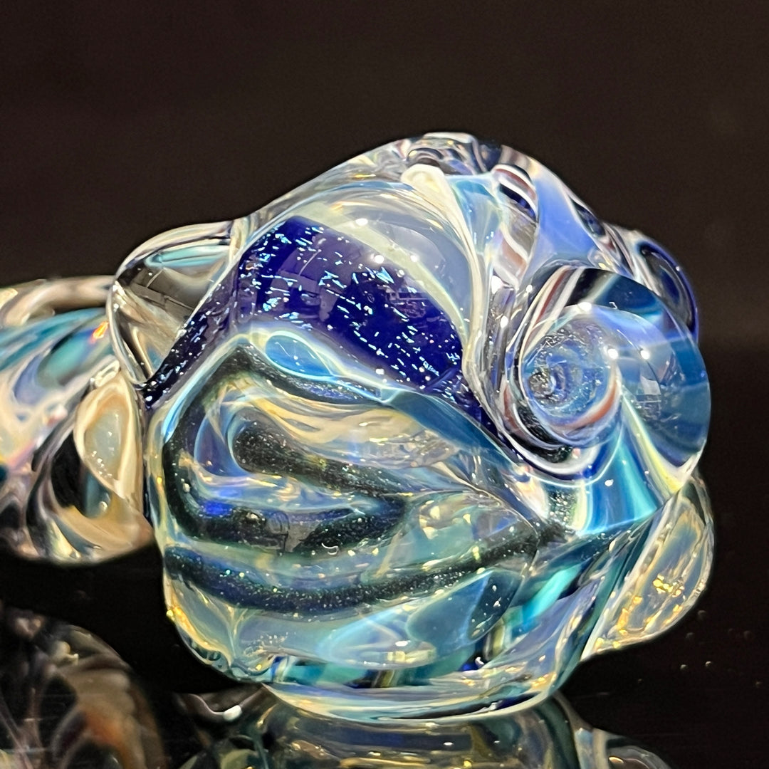 Molten Twisted Chaos Spoon Glass Pipe Molten Imagination   