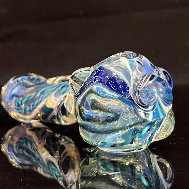 Molten Twisted Chaos Spoon Glass Pipe Molten Imagination   
