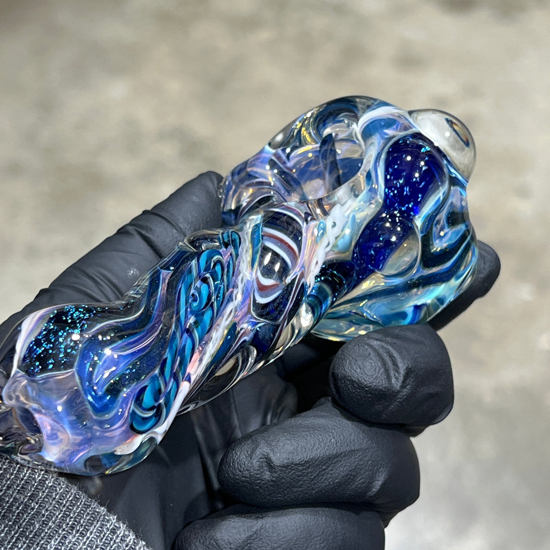 Molten Twisted Chaos Spoon Glass Pipe Molten Imagination   