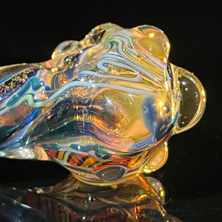 Molten Twisted Chaos Spoon Glass Pipe Molten Imagination   