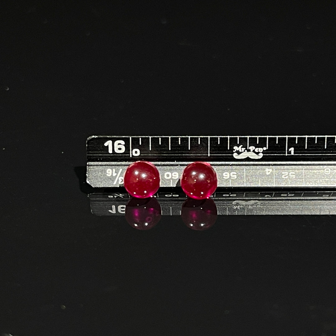 6mm Ruby Terp Pearl Set