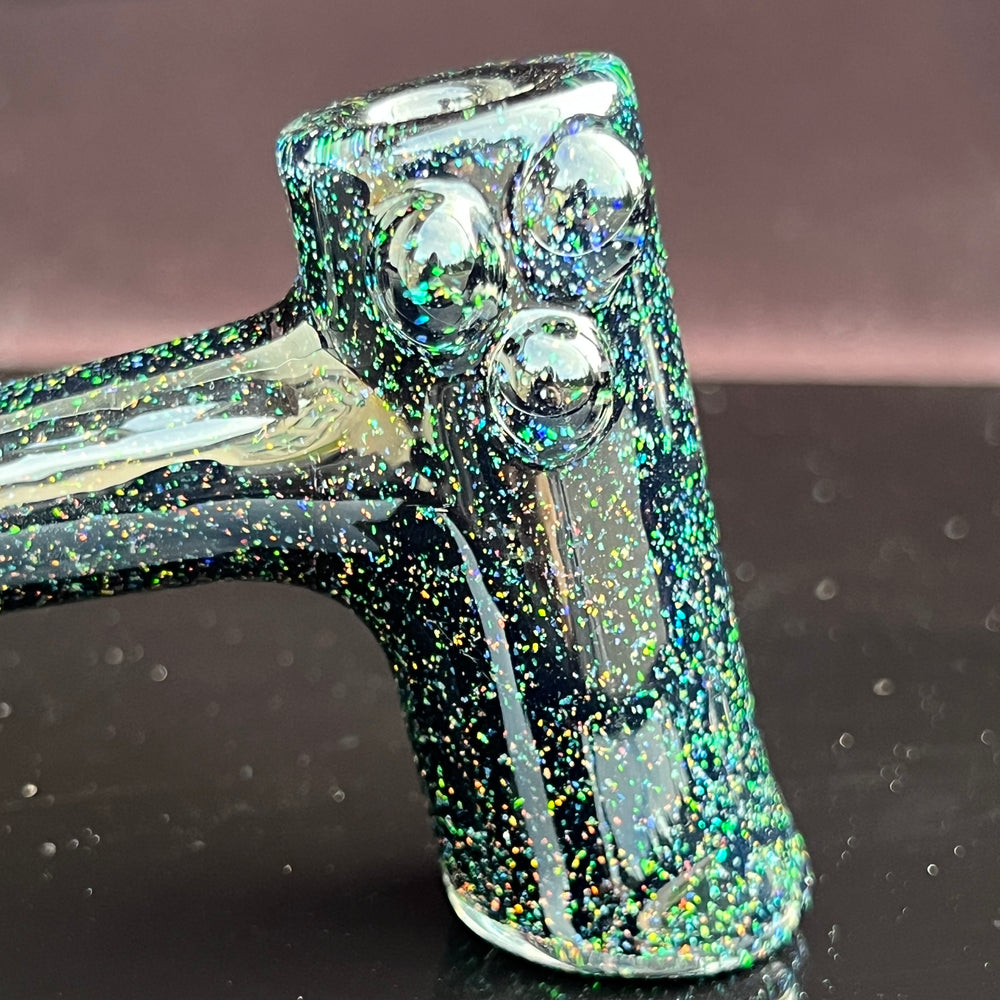 Midnight Sky Crushed Opal Hash Hammer Glass Pipe KOP Glass   